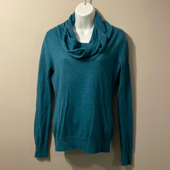 Calvin Klein long sleeve sweater teal wool blend for women size small - Picture 1 of 6